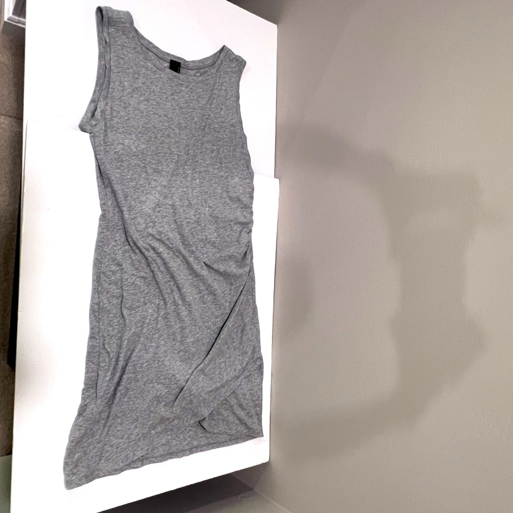 Bobi side rouched tee-dress